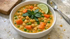 Cremiges Kichererbsen-Curry mit Kokosmilch – ein unkompliziertes One-Pot-Abendessen