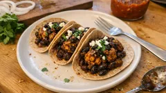 Taco-Abend zu Hause: Blumenkohl-Bohnen-Mole mit einem Hauch Schokolade