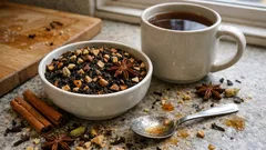 Fruchtig-würziger Weihnachtstee selbst mischen – in 10 Minuten, ideal zum Verschenken