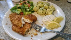 Panierter Seelachs wie aus dem Wirtshaus – mit Dillkartoffeln und schneller Remoulade