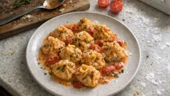 Fagottini mit Ricotta und Tomate – so formst du die kleinen Pasta-Säckchen ganz einfach