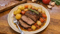 Rinderbraten im Römertopf: saftig, zart und fast ohne Aufwand aus dem Ofen