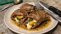 Gefüllte Kalbsschnitzel mit Mozzarella und Mango – so bleiben sie saftig in der Pfanne