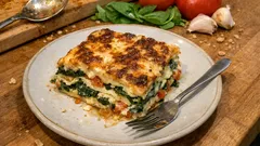 Gemüselasagne mit Spinat und Ricotta – cremig, saftig und ideal zum Vorbereiten