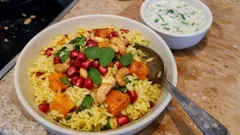 Zitronen-Reis-Pfanne mit Hokkaido: so wird Kürbis würzig und trotzdem leicht