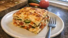 Leichte Gemüselasagne mit Vollkornblättern – cremig, sättigend und gut vorzubereiten