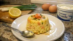 Cremiger Räucherlachs-Auflauf aus dem Wasserbad – zart, saftig und schnell gemacht