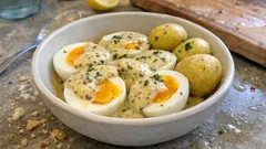 Eier in cremiger Senfsoße – in 20 Minuten, ganz ohne Klümpchen