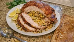 Gefüllter Truthahn mit Mango und Zitronengras – festlich, saftig und gut planbar