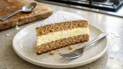 Käse-Sahne-Torte mit Zitrone: so bleibt die Quarkcreme schön standfest