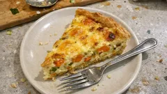 Gemüsekuchen mit Möhren und Lauch – saftig, knusprig und auch kalt richtig gut