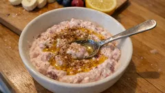 Früchtequark mit Leinöl: cremiges Frühstück mit viel Protein in 5 Minuten