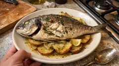 Dorade im Backofen mit Kartoffeln und Fenchel – unkompliziert und wunderbar saftig