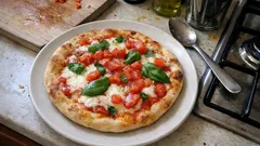 Laktosefreie Pizza Margherita mit Dinkelteig – einfach, knusprig und richtig aromatisch