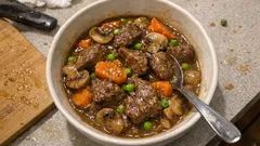 Rindfleisch-Erbsen-Topf: so wird das Fleisch butterzart (mit einfachem Ablauf)