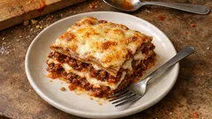Vollkorn-Lasagne mit Hack & Béchamel – herzhaft, cremig und gut vorzubereiten