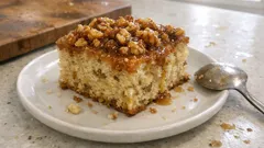 Buttermilch-Walnuss-Kuchen vom Blech – Hefeteig, der schön locker aufgeht