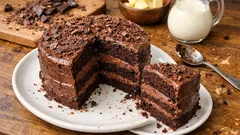 Schokoladencremetorte mit Zartbittercreme – saftig, cremig und einfach gemacht