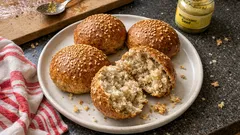 Fluffige Burger-Buns mit Sauerteig: mit Dinkel & Vollkorn ganz einfach selbst backen