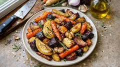 Ofengemüse mit Rosmarin vom Blech – so wird es goldbraun und aromatisch