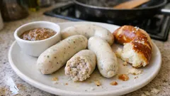 Weißwürste selber machen: fein gekuttert, mild gewürzt und nur im Wasser gezogen