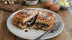 Schoko-French Toast mit Haselnusscreme – außen knusprig, innen herrlich saftig