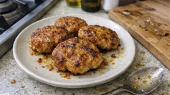 Saftige Puten-Burger-Patties mit Curry & Harissa – schnell gemacht und super für Meal Prep