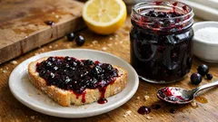 Schwarze Johannisbeerkonfitüre wie aus Omas Küche – mit Zitronensaft und sicherer Gelierprobe