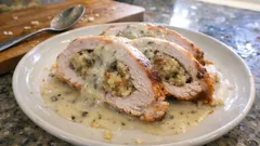 Englischer Roast Turkey mit Kräuter-Stuffing – festlich und wunderbar saftig