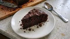 Vollkorn-Schokoladenkuchen mit Zartbitter: saftig, locker und ganz unkompliziert