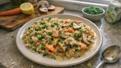 Jackfruit-Frikassee wie klassisch – vegan, cremig und mit frischem Zitronentwist