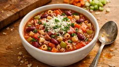 Italienische Gemüsesuppe mit Pancetta: schnell gekocht, am nächsten Tag noch besser