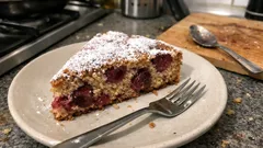 Saftiger Dinkel-Kirschkuchen aus Rührteig – schnell zusammengerührt, herrlich fruchtig