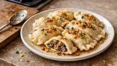 Piroggen mit Sauerkraut und Pilzen – so gelingen die Teigtaschen richtig saftig