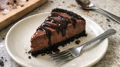 Schoko-Käsekuchen mit Keksboden: cremig, saftig und ideal zum Vorbereiten