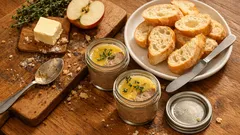 Entenpastete im Glas: cremig-fein mit Apfel, Thymian und einem Schuss Portwein