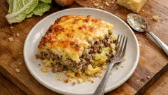 Hackfleisch-Wirsingauflauf aus dem Ofen – cremig überbacken und schön deftig