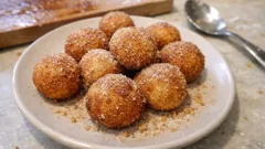 Quarkbällchen aus dem Airfryer: fluffig, goldbraun und ohne Frittieren