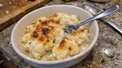 Überbackener Blumenkohl mit Gruyère: cremig, würzig und in 10 Minuten im Ofen