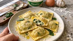 Ravioli mit Ricotta und Spinat – so werden sie zart und die Füllung bleibt cremig