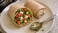 Reste-Wraps mit Avocado, Mozzarella & Pesto – in 10 Minuten aus dem Kühlschrank gerollt
