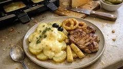 Raclette mit Fleisch und Gemüse: so gelingt der gemütliche Abend am Tisch