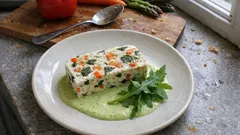 Gemüse-Quarkterrine mit Spargelcreme – ideal fürs Buffet und am Vortag vorbereitet