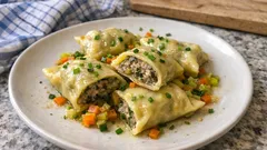 Schwäbische Maultaschen mit Dinkelteig – sanft gegart, in Butter geschwenkt