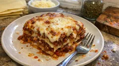 Glutenfreie Lasagne aus dem Ofen – mit cremiger Kichererbsen-Béchamel