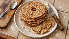 Schwedisches Knäckebrot selber backen: hauchdünn, knusprig und gut auf Vorrat
