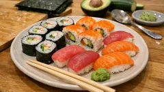 Sushi-Abend zu Hause: Grundrezept für Reis und drei Varianten – Maki, Ura-Maki & Nigiri