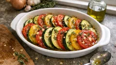 Ofengemüse mit Zucchini & Tomaten: so wird es richtig saftig und aromatisch