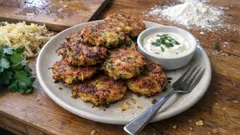 Knusprige Kartoffel-Petersilienwurzel-Küchlein aus der Pfanne – einfach und herzhaft